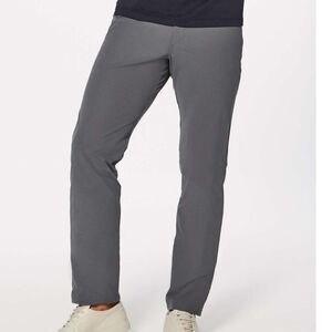 Lululemon Men's Grey ABC Pant (Classic Fit), Size 32